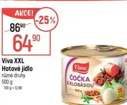 Globus Viva XXL Hotové jídlo nabídka