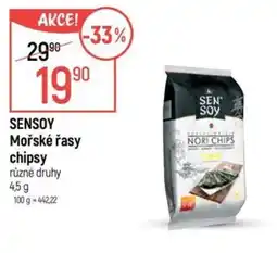 Globus SENSOY Mořské řasy chipsy nabídka