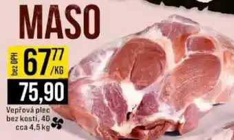 Jip Vepřová plec bez kosti, 4D nabídka