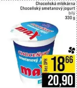 Jip Choceňská mlékárna Choceňský smetanový jogurt nabídka
