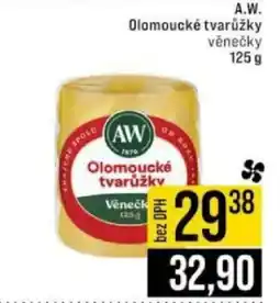 Jip A.W. Olomoucké tvarůžky věnečky nabídka