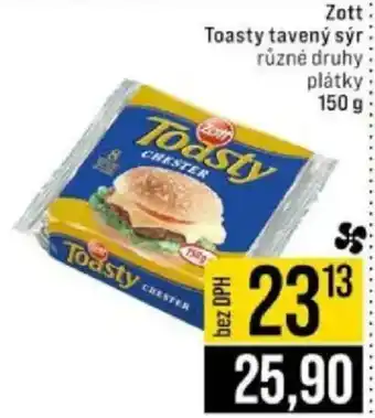 Jip Zott Toasty tavený sýr nabídka