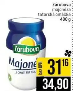 Jip Zárubova majonéza tatarská omáčka nabídka