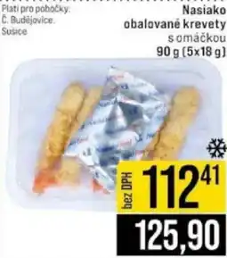 Jip Nasiako obalované krevety s omáčkou nabídka