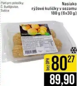 Jip Nasiako rýžové kuličky v sezamu nabídka