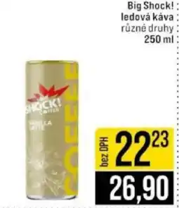 Jip Big Shock! ledová káva nabídka