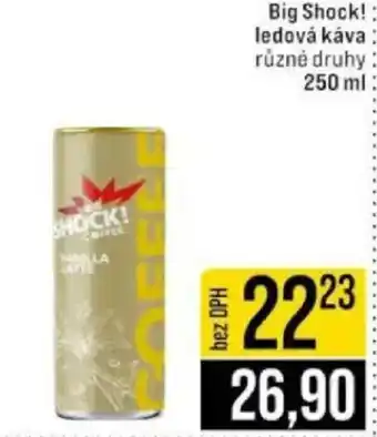 Jip Big Shock! ledová káva nabídka