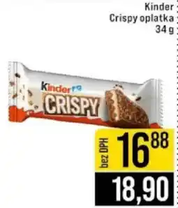 Jip Kinder Crispy oplatka nabídka