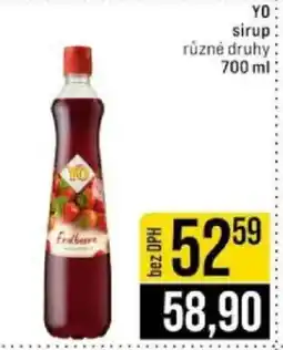 Jip YO sirup nabídka