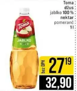 Jip Toma džus jablko 100%: nektar pomeranč nabídka