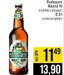 Jip Radegast Rázná 10 světlé výčepní nabídka