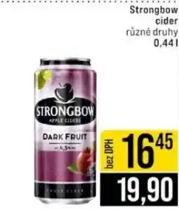 Jip Strongbow cider nabídka