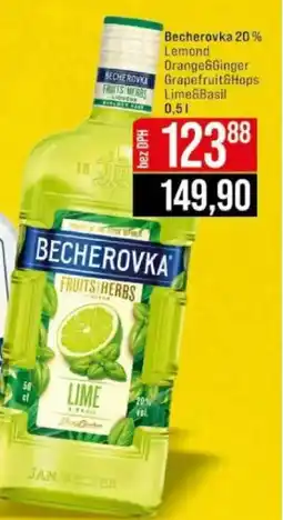 Jip Becherovka 20% Lemond nabídka