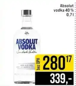 Jip Absolut vodka 40% nabídka