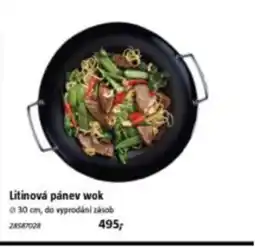 Bauhaus Litinová pánev wok nabídka
