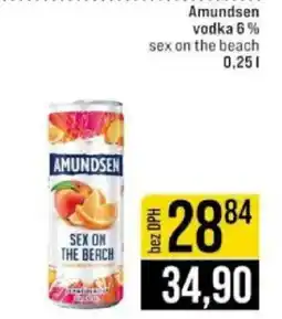 Jip Amundsen vodka 6% sex on the beach nabídka