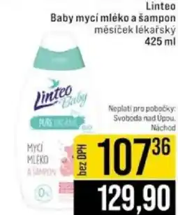 Jip Linteo Baby mycí mléko a šampon nabídka