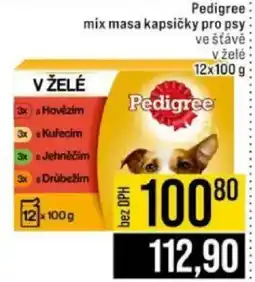 Jip Pedigree mix masa kapsičky pro psy ve šťávě nabídka
