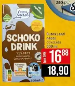 Jip Gutes Land nápoj čokoláda nabídka