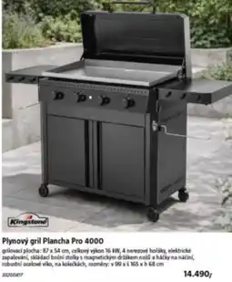 Bauhaus Kingstone Plynový gril Plancha Pro 4000 nabídka