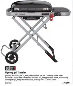 Bauhaus Weber Plynový gril Traveler nabídka