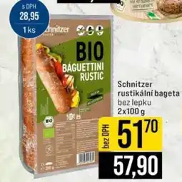 Jip Schnitzer rustikální bageta bez lepku nabídka