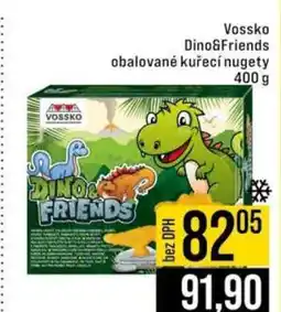 Jip Vossko Dino&Friends obalované kuřecí nugety 400 g nabídka