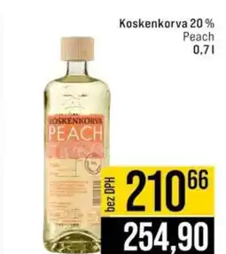 Jip Koskenkorva 20% Peach 0,7 l nabídka
