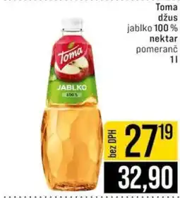 Jip Toma džus nabídka