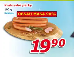 ESO MARKET Královské párky nabídka