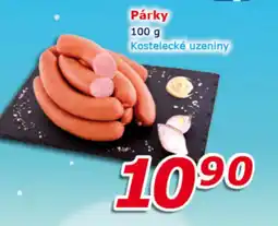 ESO MARKET Párky Kostelecké uzeniny nabídka