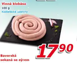 ESO MARKET Vinná klobása Kostelecké uzeniny nabídka