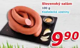ESO MARKET Slovenský salám Kostelecké uzeniny nabídka