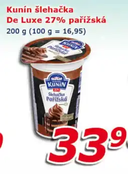 ESO MARKET Kunín šlehačka De Luxe 27% pařížská nabídka