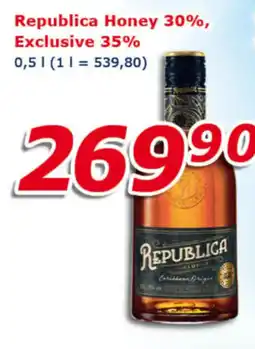 ESO MARKET Republica Honey 30%, Exclusive 35% nabídka