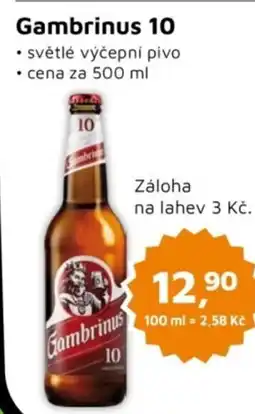 Můjobchod Gambrinus 10 nabídka