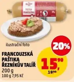 Penny Market Ilustrační foto francouzská paštika řezníkův talíř nabídka