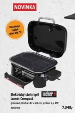 Bauhaus Weber Elektrický stolni gril Lumin Compact nabídka