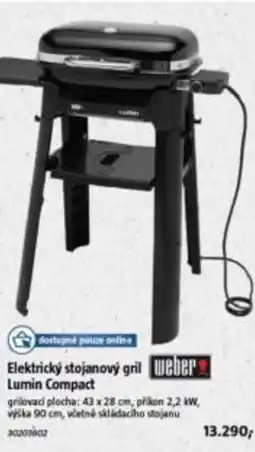 Bauhaus Weber Elektrický stojanový gril Lumin Compact nabídka