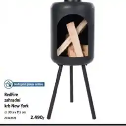 Bauhaus RedFire zahradní krb New York nabídka