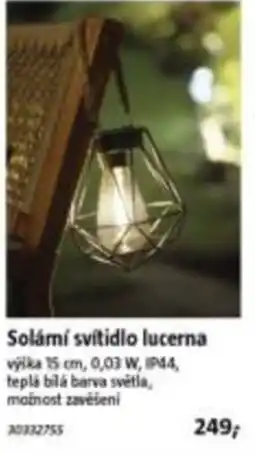 Bauhaus Solámí svítidlo lucerna nabídka