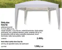 Bauhaus Párty stan Easy Up nabídka