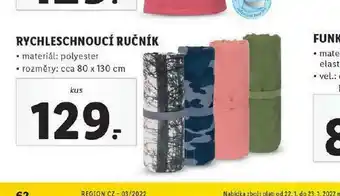 Lidl Rychleschnoucí ručník nabídka