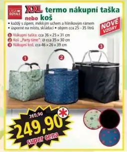 Norma XXL termo nákupní taška nebo koš nabídka