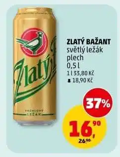 Penny Market ZLATÝ BAŽANT světlý ležák plech nabídka