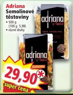 Norma Adriana Semolinové těstoviny nabídka