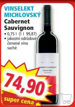 Norma VINSELEKT MICHLOVSKÝ Cabernet Sauvignon nabídka