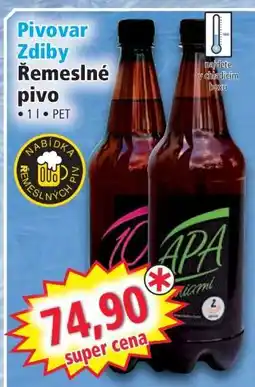 Norma Pivovar Zdiby Řemeslné pivo nabídka