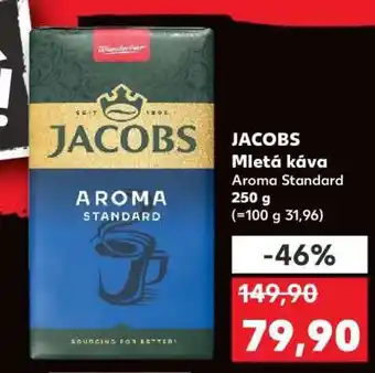 Kaufland JACOBS Mletá káva Aroma Standard nabídka