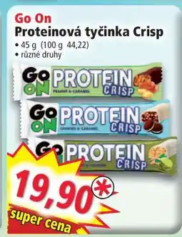 Norma Go On Proteinová tyčinka Crisp nabídka